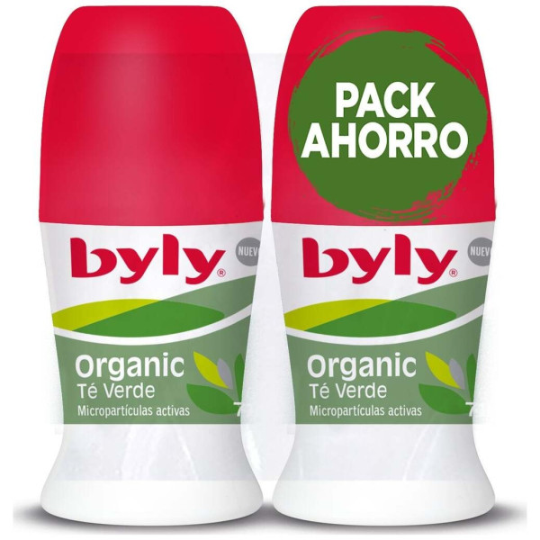 Byly Organic Extra Fresh Desodorante Roll-On 2X50Ml