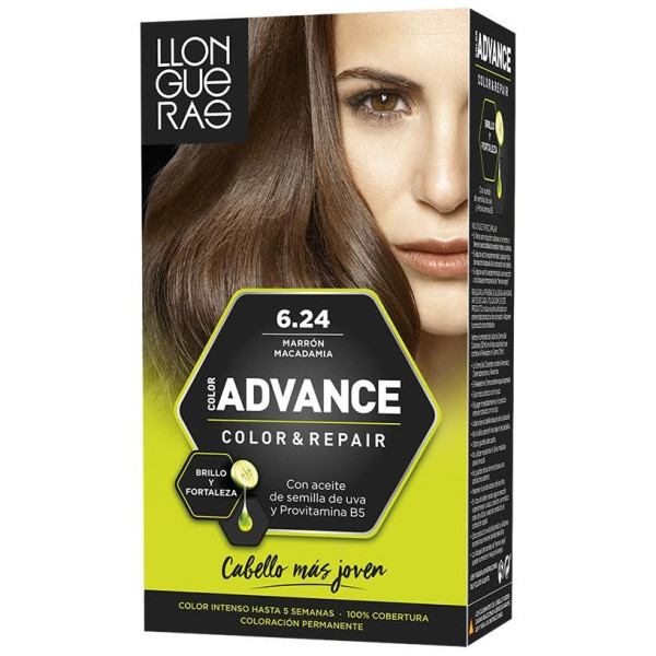 Llongueras Set Color Advance 624-Marrón Macadamia