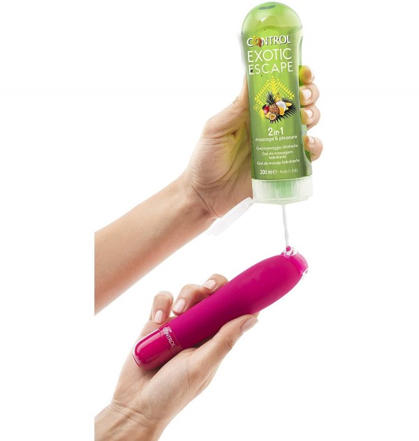 Control Exótic Escape - 2 In 1 Massaje & Pleasure, 200 Ml. - Artsana Spain