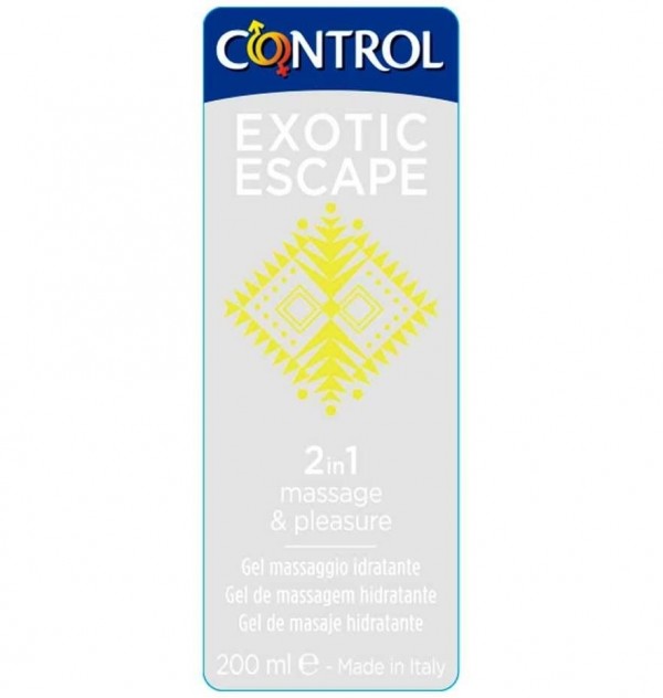 Control Exótic Escape - 2 In 1 Massaje & Pleasure, 200 Ml. - Artsana Spain