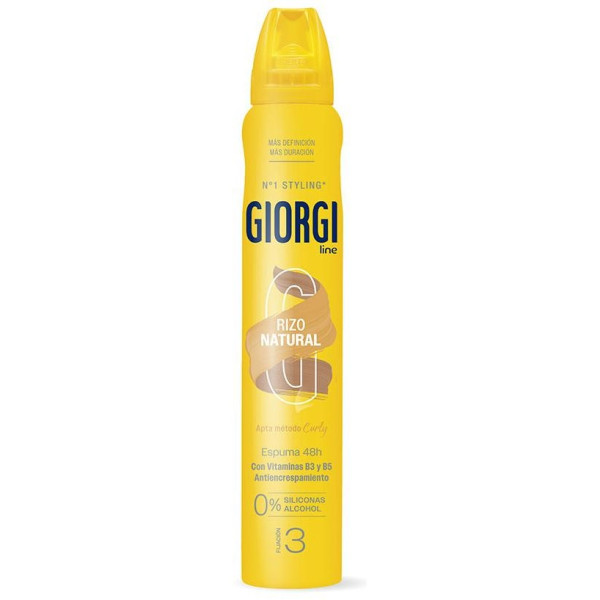 Giorgi Espuma Fijadora Método Curly Nº3 Rizo Natural Xxl 250Ml