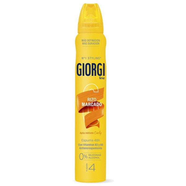 Giorgi Espuma Fijadora Método Curly Nº4 Rizos Marcados 250Ml
