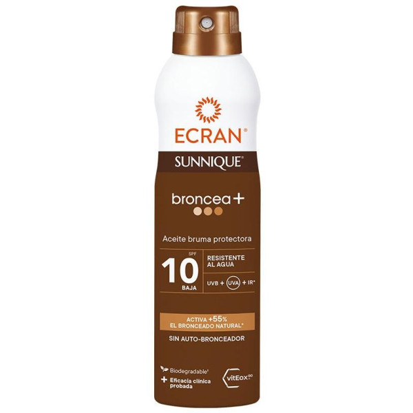 Ecran Sunnique Broncea+ Aceite Bruma Spf10 250 Ml