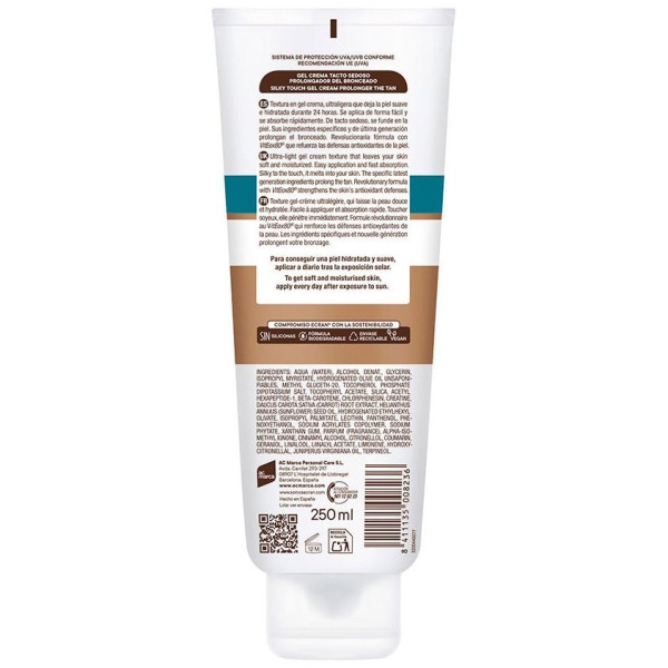 Ecran Aftersun Gel-Crema Prolongador Bronceado 250 Ml