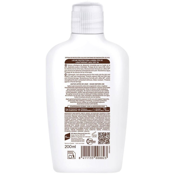 Ecran Sunnique Leche Spf50 200 Ml