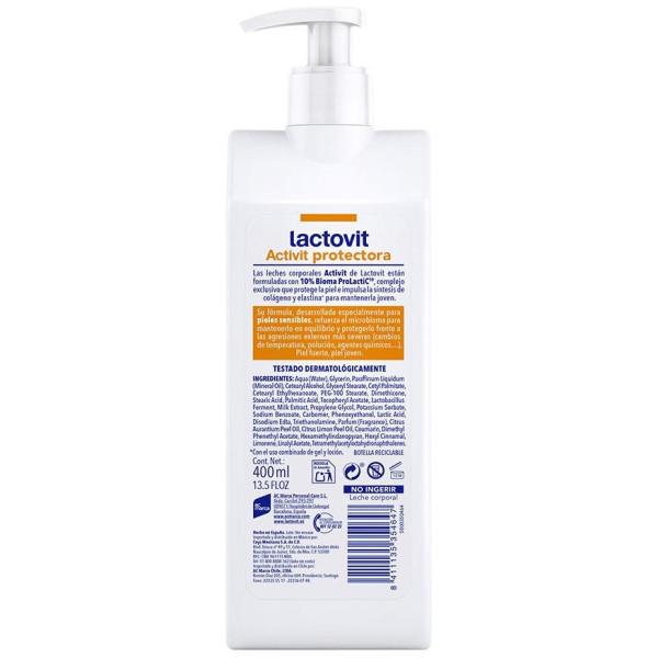 Lactovit Activit Protector Leche Corporal 400Ml