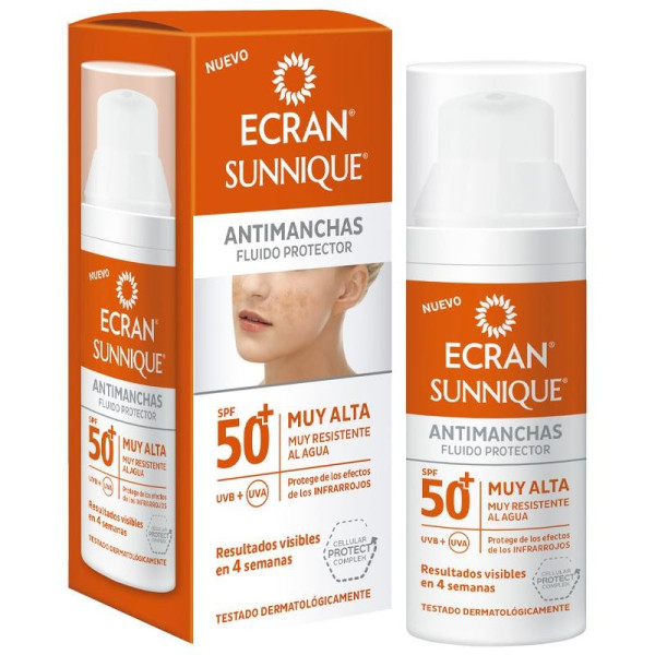 Ecran Sunnique Antimanchas Facial Spf50+ 50 Ml