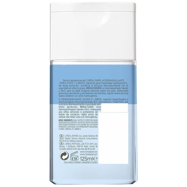 Desmaquillador Ojos Waterproof 125 Ml