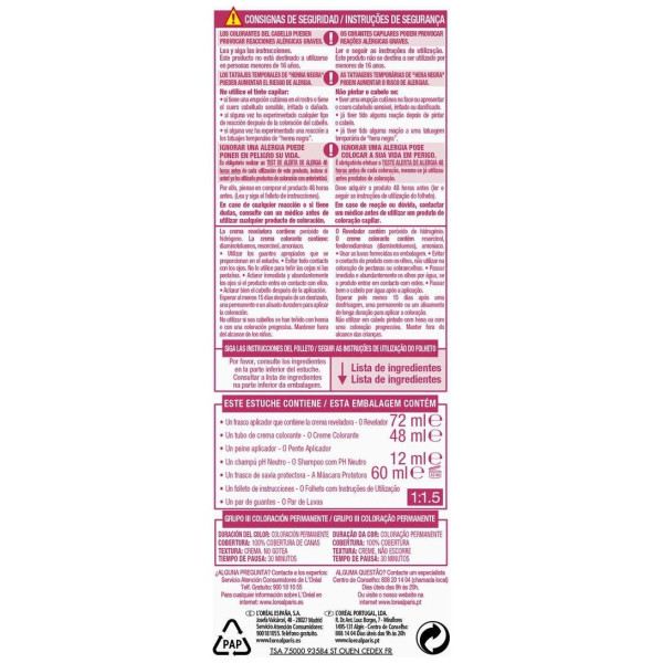 L'Oreal Set Excellence Creme Tint 6 Dark Blonde