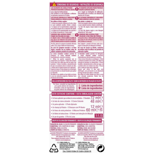 L'Oreal Set Excellence Creme Tint 7 Blonde