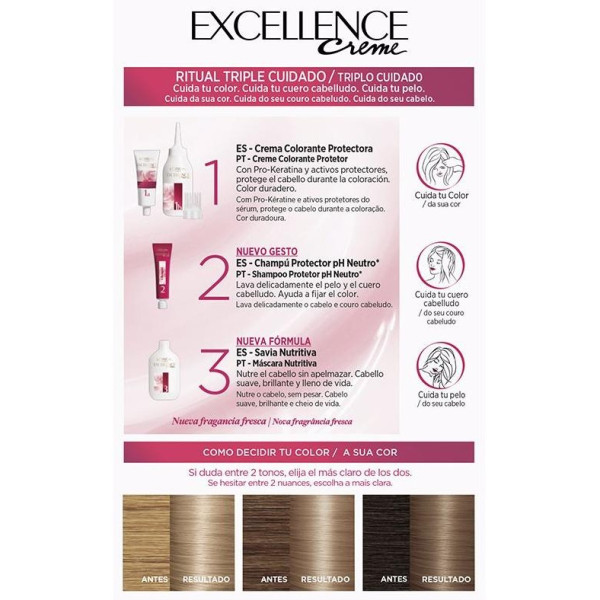 L'Oreal Set Excellence Creme Tint 81 Light Ash Blonde