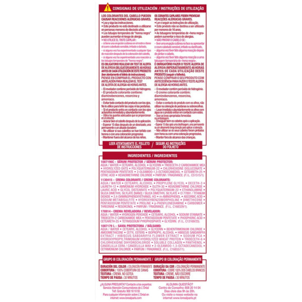 Excellence Creme Tinte 6,1 Rubio Oscuro Ceniza 192 Ml