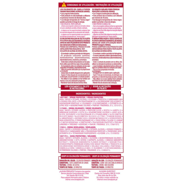 L'Oreal Set Excellence Creme Hair Color 10 Very Light Blonde