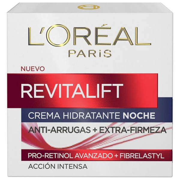 Revitalift Crema Noche Anti-Arrugas, Tratamientos Faciales L'Oréal París - Perfumes Club