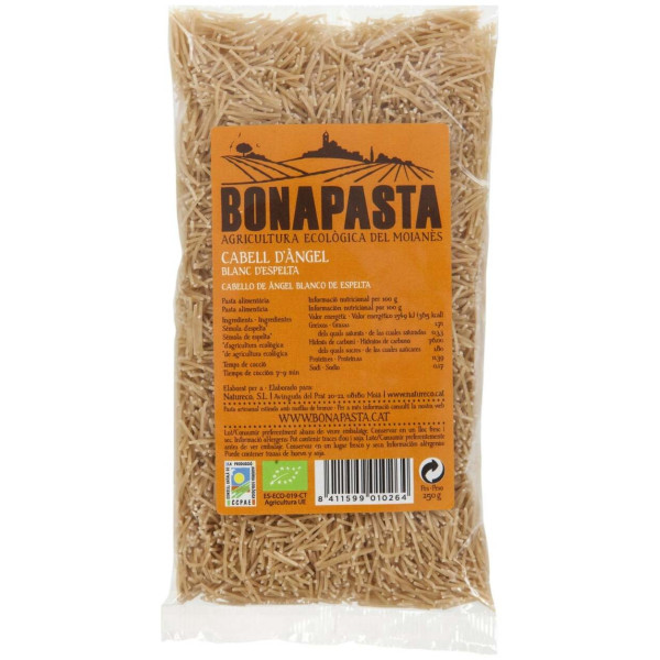 Bonapasta Fideos Finos De Espelta Blancos Eco 250G