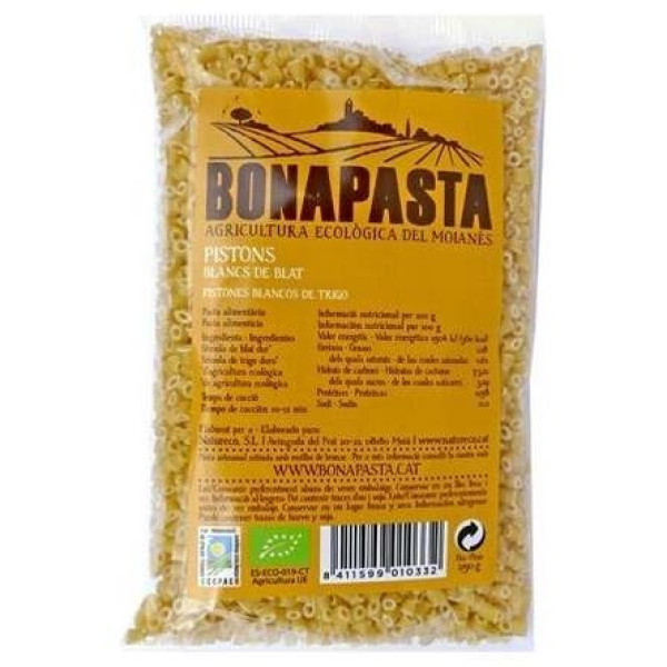 Bonapasta Pistones De Trigo Blancos Eco 250G
