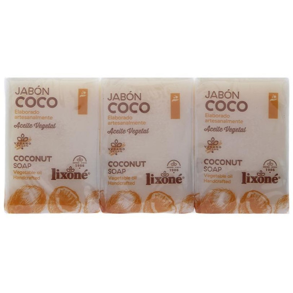 Coco Jabón 100% Natural 3 X 125 Gr