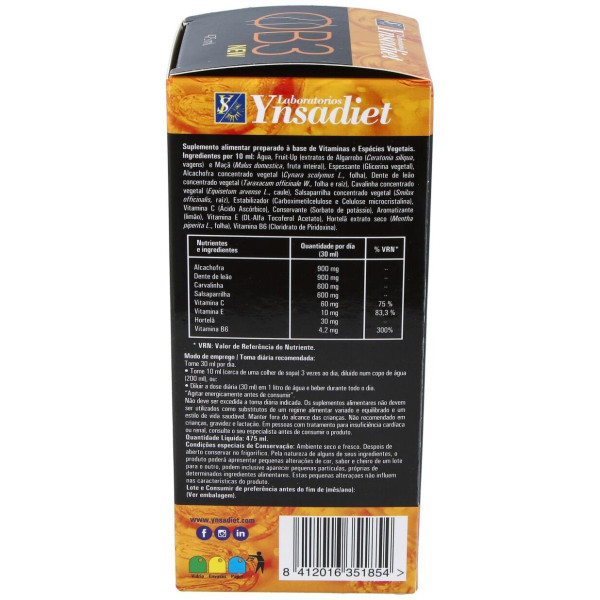 Ob3 Drenante Jarabe 475Ml.