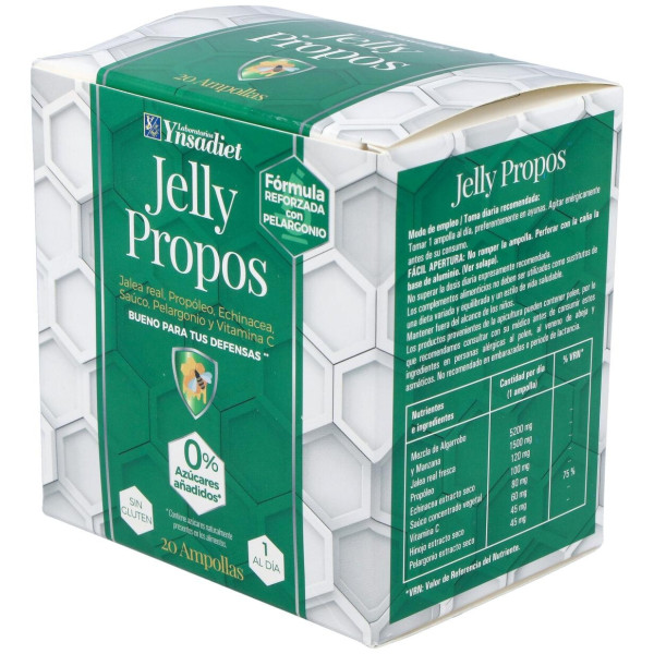Jelly Propos 1,5Gr. Jalea Real + Propoleo 20Viales