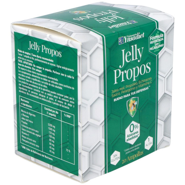 Jelly Propos 1,5Gr. Jalea Real + Propoleo 20Viales