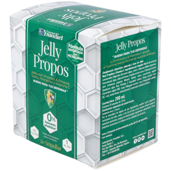 Jelly Propos 1,5Gr. Jalea Real + Propoleo 20Viales