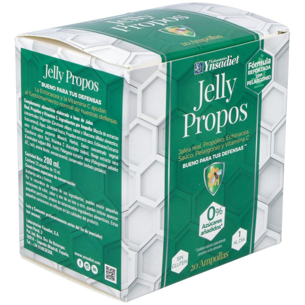 Jelly Propos 1,5Gr. Jalea Real + Propoleo 20Viales