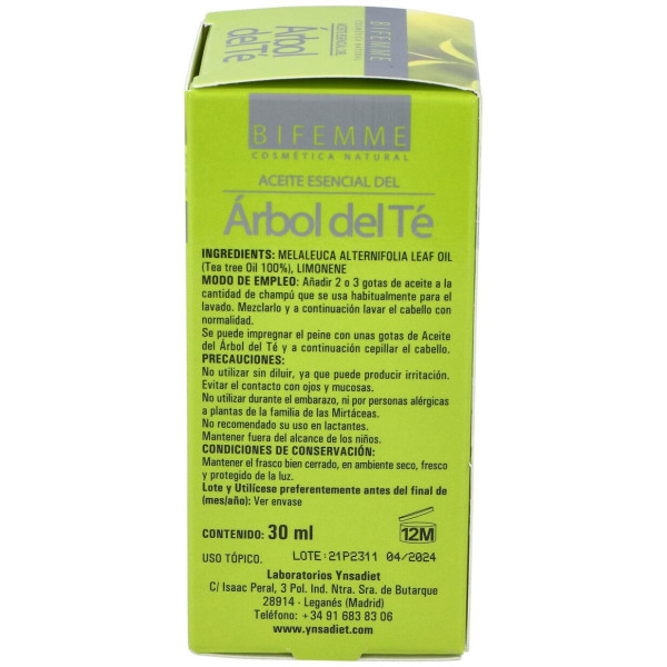 Ynsadiet Aceite Esencial Del Árbol Del Té 30Ml