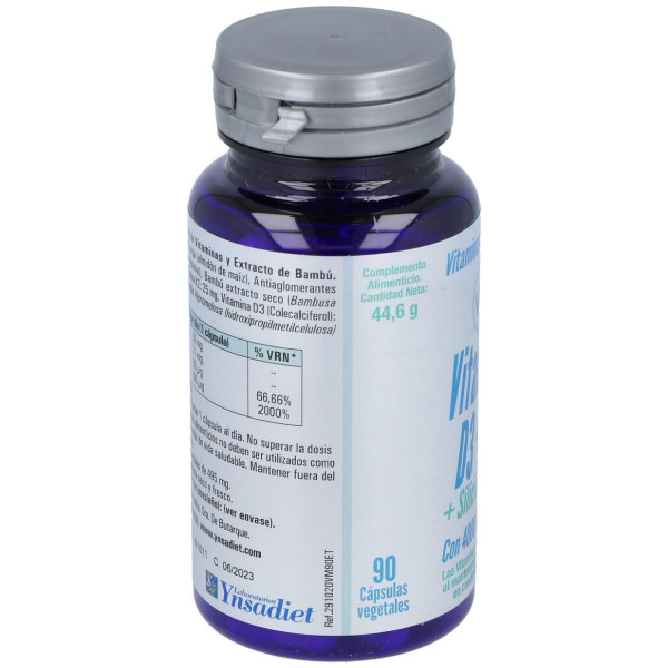 Ynsadiet Vitamina D3+K2+Silicio 90Caps