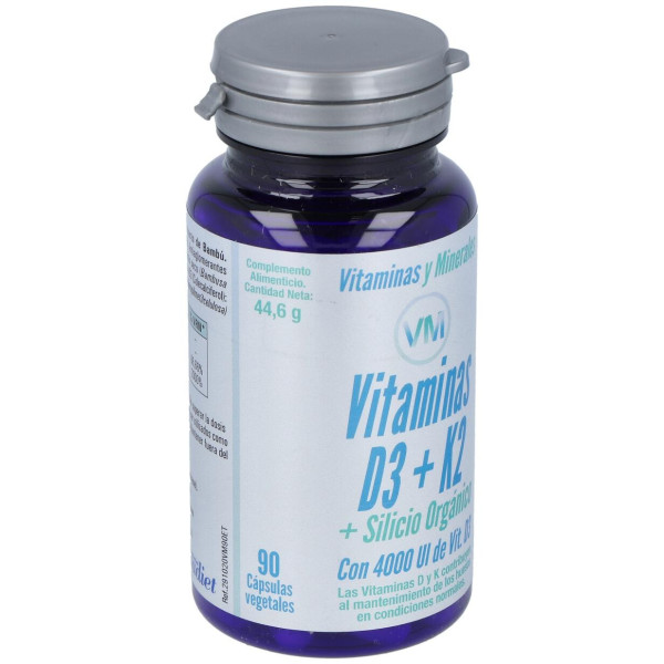 Ynsadiet Vitamina D3+K2+Silicio 90Caps
