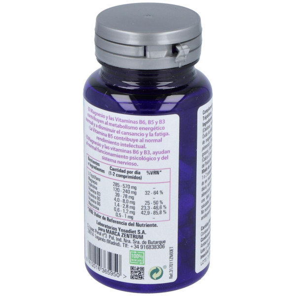 Zentrum Triptofano Magnesio Vit B6 B5 B3 Y Melatonina 60Comp