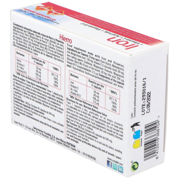 Zentrum Hierro 45 Vcaps