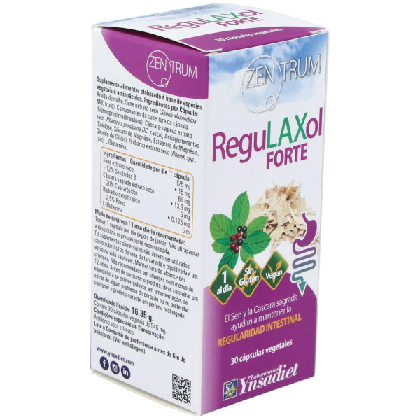 Ynsadiet Zentrum Regulaxol Forte 30 Cápsulas