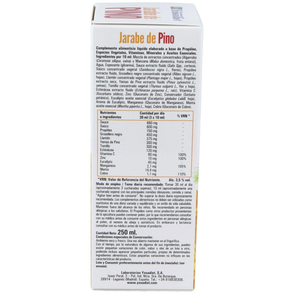 Jarabe De Pino Con Echinacea-Propoleo 250Ml.