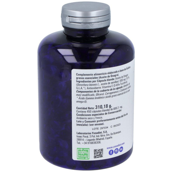 Onasol Onagra 500Mg Vit.E 10Mg 450 Perlas