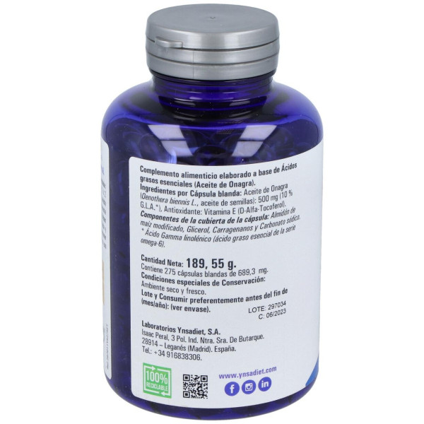 Onasol Onagra 500Mg Vit.E 10Mg 275 Perlas