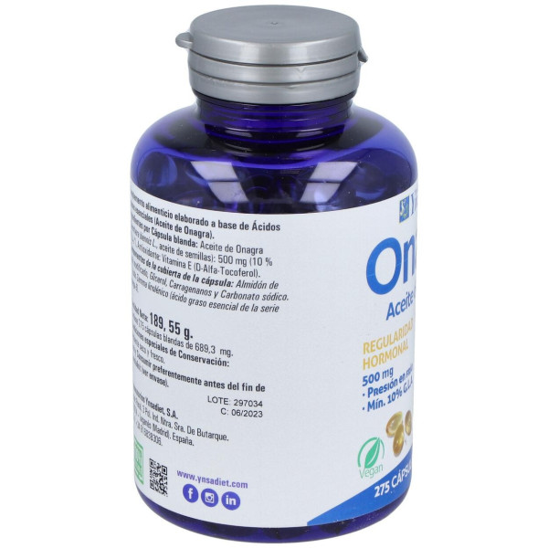 Onasol Onagra 500Mg Vit.E 10Mg 275 Perlas