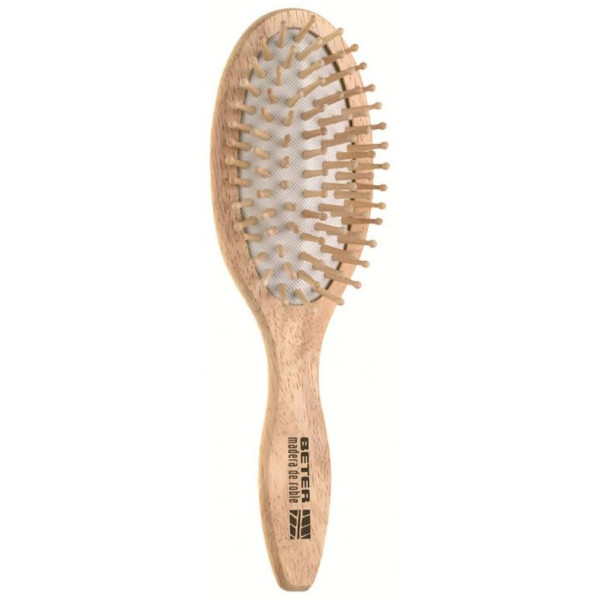 Cepillo Neumático Con Púas De Madera, Mango De Madera Oak 1 U