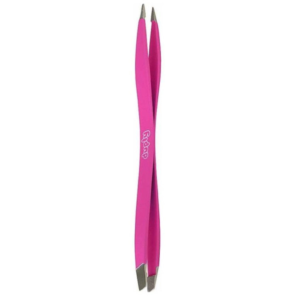 Duply Pinza Depilar De Doble Punta Fina/Oblicua Fucsia 1 U