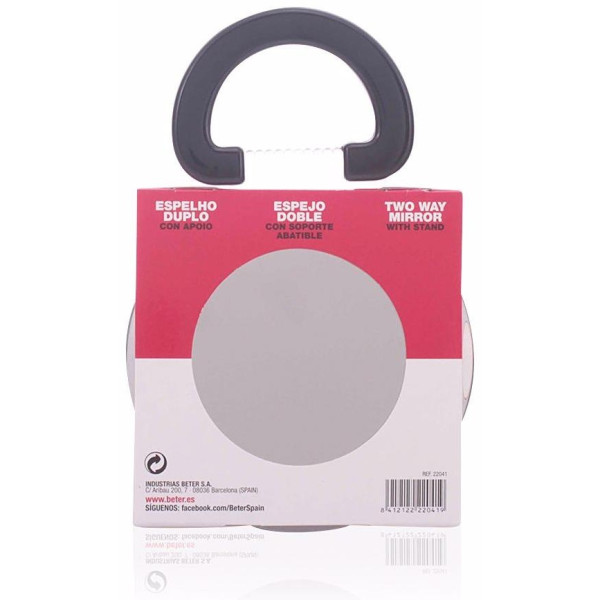 Beter Espejo Doble X2 Con Soporte Abatible 125Cm 1Ud
