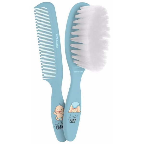 Beter Set Cepillo Y Peine Bebé Azul