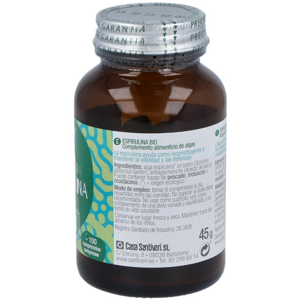 Santiveri Quanticum Alga Espirulina Comp. 45Gr.
