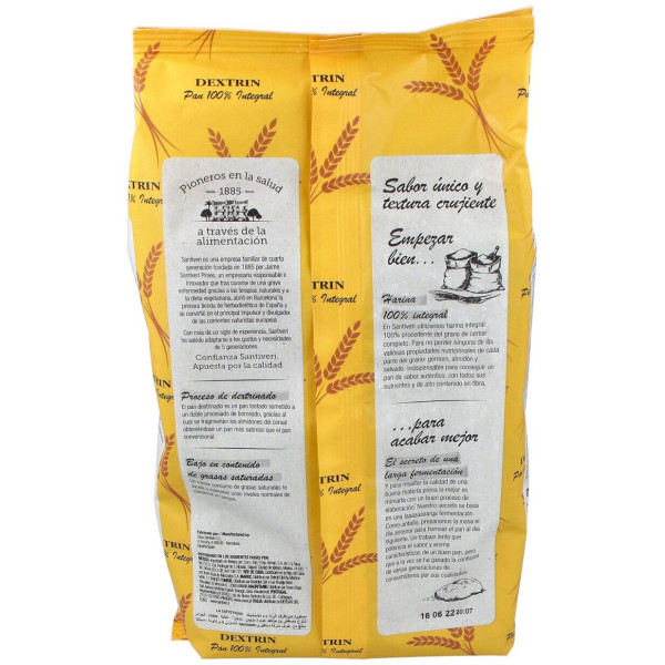 Dextrin Pan Integral Dextrin Santiveri Con Semillas De Lino 300