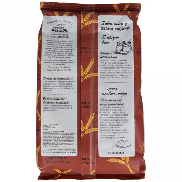Santiveri Pan Dextrin Tradicional Bolsa 300G