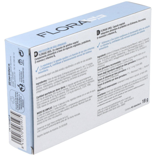 Santiveri Florase Urol 40 Caps