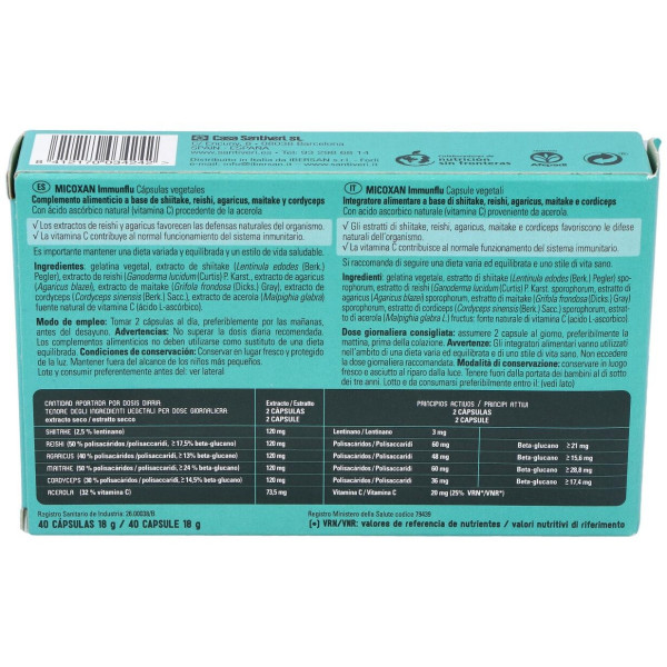 Santiveri Micosan Immunflu 40Caps