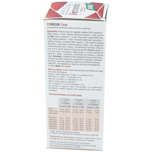 Ferroxir Forte Jarabe 240Ml.