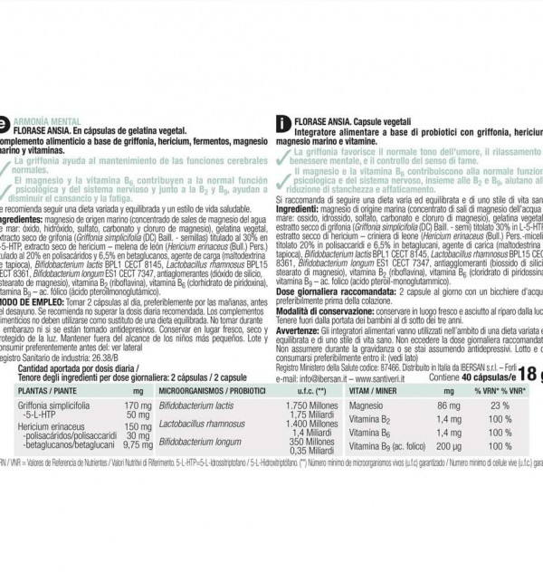 Florase Ansia (40 Capsulas)