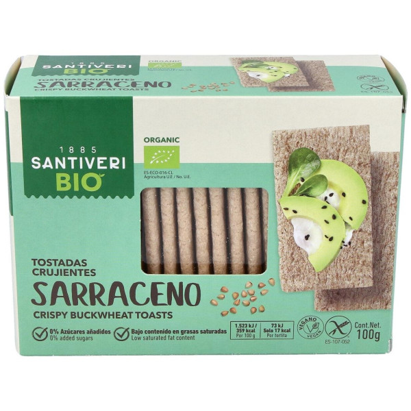 Tostadas De Trigo Sarraceno 100Gr. Bio