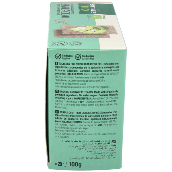 Tostadas De Trigo Sarraceno 100Gr. Bio