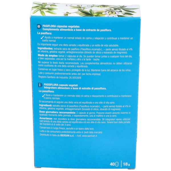 Santiveri Plantas Fit Cápsulas Pasiflora